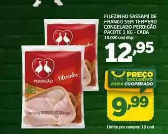 Cooper Filezinho Sassami De Frango Sem Tempero Congelado Perdigão Cada oferta