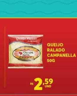 Atacadão Centro Sul Queijo Ralado Campanella oferta