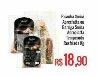 Mart Minas Picanha Suína Apreciata Ou Barriga Suína Apreciatta Temperada Resfriada oferta