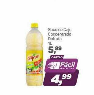 Supermercados São Vicente Suco De Caju Concentrado Dafruta oferta
