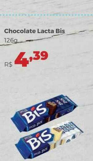 Villarreal Supermercados Chocolate Lacta Bis oferta