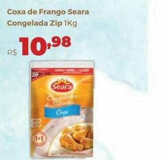 Villarreal Supermercados Coxa De Frango Seara Congelada Zip oferta