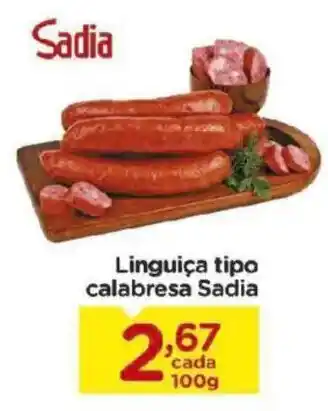 Linguiça tipo calabresa sadia