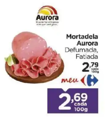 Mortadela Aurora Defumada, Fatiada