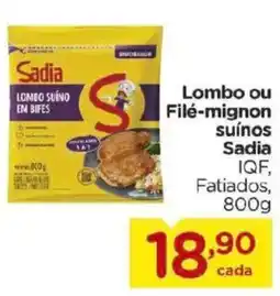 Carrefour Bairro Lombo ou Filé-mignon suínos Sadia oferta