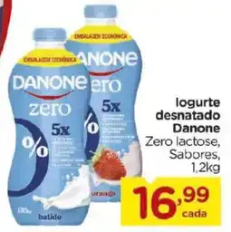 Carrefour Bairro logurte desnatado Danone Zero lactose, Sabores oferta