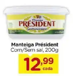 Carrefour Bairro Manteiga President Com/Sem sal oferta