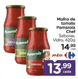 Carrefour Bairro molho de tomate pomarola chef sabores oferta
