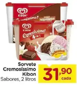 Carrefour Bairro Sorvete Cremosíssimo Kibon Sabores oferta
