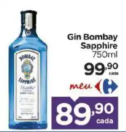 Carrefour Bairro Gin Bombay Sapphire oferta