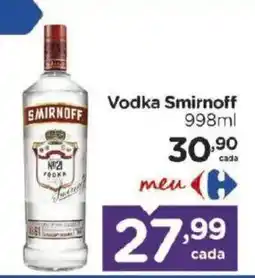 Carrefour Bairro Vodka smirnoff oferta