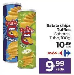 Carrefour Bairro Batata chips Ruffles Sabores oferta