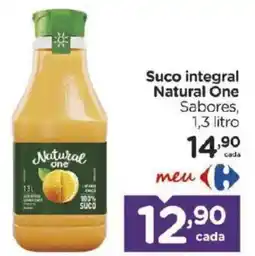 Carrefour Bairro Suco integral natural one sabores oferta