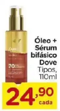 Carrefour Bairro Óleo + Sérum bifásico Dove Tipos oferta