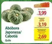 Atacadão Quero - abóbora japonesa/cabotiá oferta