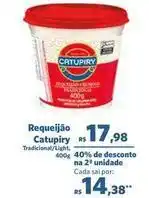 Sam's Club Catupiry - requeijão oferta