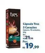 Sam's Club 3 corações - cápsula tres oferta
