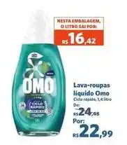 Sam's Club Omo - lava-roupas líquido oferta