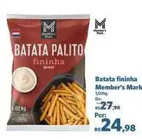 Sam's Club Member's mark - batata fininha oferta