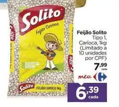 Carrefour Solito - feijão oferta