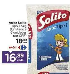 Carrefour Solito - arroz oferta