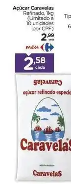 Carrefour Caravelas - açúcar oferta