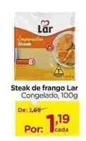 Carrefour Lar - steak de frango oferta