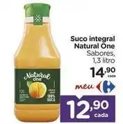 Carrefour Natural one - suco integral oferta