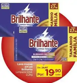 Carrefour Brilhante - lava-roupas em pó oferta