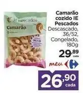 Carrefour Camarão cozido oferta
