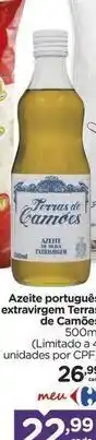 Carrefour Terras de camões - azeite portugue extravirgen oferta