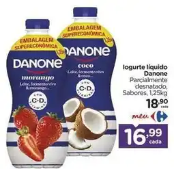Carrefour Danone - iogurte líquido oferta