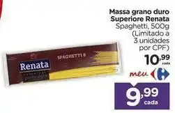 Carrefour Renata - massa grano duro superiore oferta