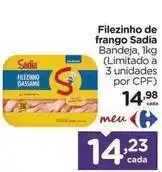 Carrefour Sadia - filezinho de frango oferta