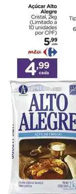 Carrefour Cristal - açúcar alto alegre oferta