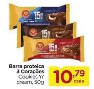 Carrefour 3 corações - barra proteica oferta