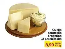 Carrefour La serenissima - queijo parmesão argentino oferta
