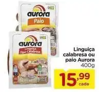 Carrefour Aurora - linguiça calabresa ou paio oferta