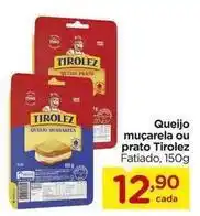 Carrefour Tirolez - queijo muçarela ou prato oferta