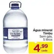 Carrefour Timbu - água mineral oferta
