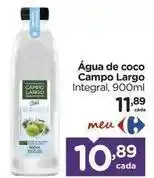 Carrefour Campo largo - água de coco oferta
