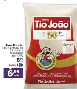 Carrefour Tio joão - arroz oferta