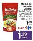 Carrefour Molho - molho de tomate oferta