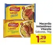 Carrefour Vitarella - macarrão instantâneo oferta