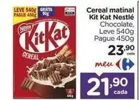 Carrefour Nestlé - cereal matinal kit kat oferta