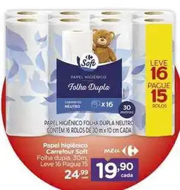 Carrefour Carrefour - papel higiênico oferta