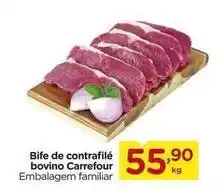 Carrefour Carrefour - bife de contrafilé bovino oferta
