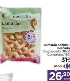 Carrefour Meu - camarão cozido ii pescado oferta