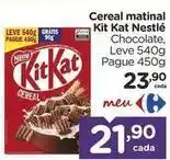 Carrefour Kit kat - cereal matinal oferta