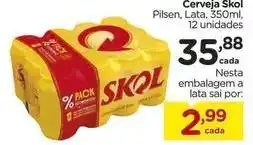 Carrefour Skol - cerveja oferta